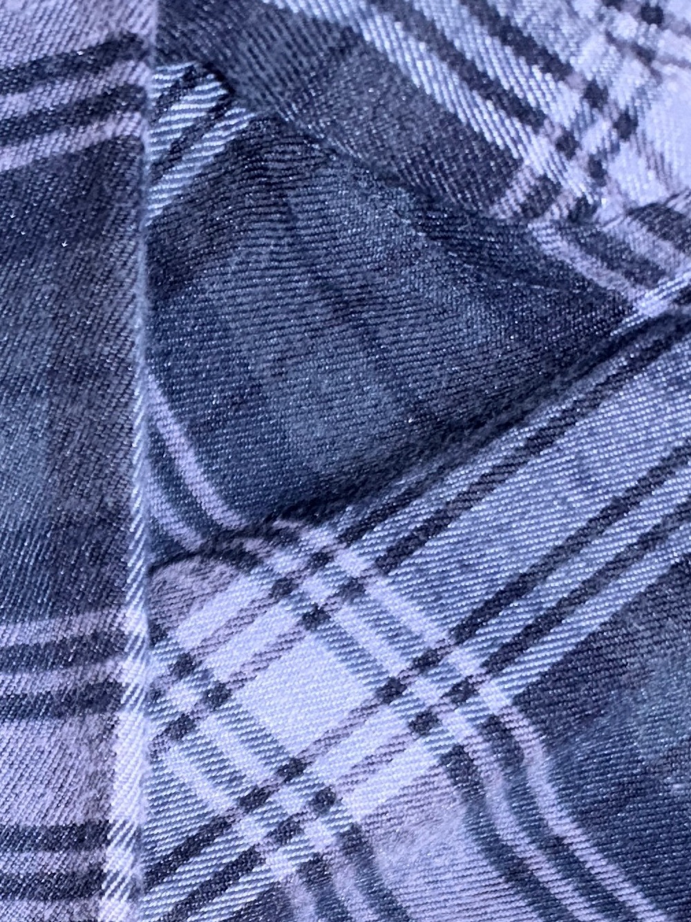 Slate & Stone Plaid Shirt Men’s XL Navy Slim Fit Flannel Button Down - Picture 10 of 11